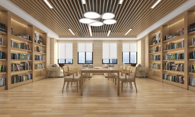 现代图书馆3D模型下载